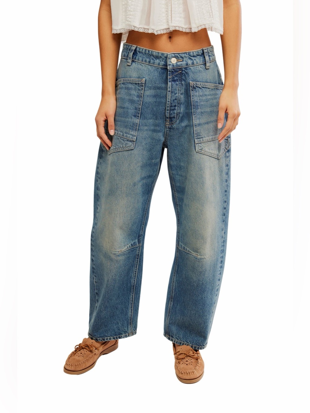 We The Free Minimalist Moxie Barrel
Jeans size 26